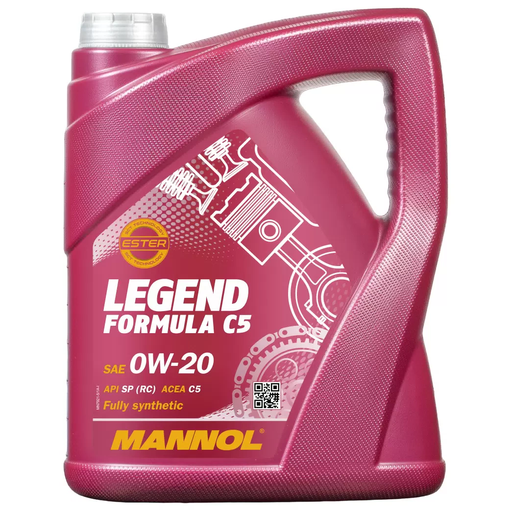 7921/79215 MANNOL Legend Formula C5  0W-20 Синт.моторное масло 5L, шт