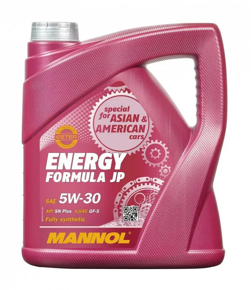 Mannol Energy Formula JP 5W-30 GF-5/SN синт.моторное масло 4л, шт